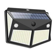 Lâmpada solar led com sensor de movimento, 1 peça, área externa, luz para decoração de jardim, lâmpada com energia solar 2024 - compre barato