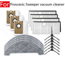 For Proscenic M7 MAX Attachment Parts Hepa Filter Side Brush Mop Rag Dust Bag Kit Home Accessories Replacement Vacuum Cleaner 2024 - buy cheap