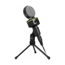 Портативный мини-микрофон для аудио студии, запись звука, ПК, ноутбука, компьютера, штекер 3,5 мм, стереомикрофон 2024 - купить недорого