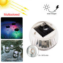 Outdoor Solar LED Floating Fountain Lights Garden Pond Pool Multicolored Color Changing Solar LED Nightlight Floating Lamp 2024 - buy cheap