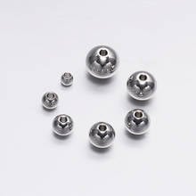 Stainless Steel 3/4/5/6/7/8MM Spacer Beads Charm Loose Beads DIY Bracelets Necklace Beads for Jewelry Making DIY Finding 2024 - buy cheap