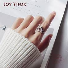 Minimalist 925 Sterling Silver Shiny Star Rings For Women Couples Engagement Jewelry New Fashion Accessories Gift 2024 - buy cheap