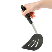 Circular Slotted Spatula Silicone Hanging Fried Turner Non-stick Home Kitchen Cookware 2024 - buy cheap