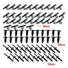 78pcs Car Plastic Rivet Fender Bumper Push Pin Clips Fender Clip Trunk Screw Rivets Set For 2007-2017 Jeep Wrangler JK 2024 - buy cheap