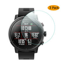3Pcs film For Xiaomi Huami Amazfit Stratos Pace Sports Smart Watch 2 2S Clear/Matte Screen Protector Film Not Tempered Glass 2024 - buy cheap