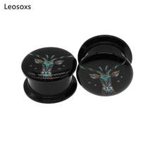 Leosoxs-2 piezas de moda, acrílico, cervatillo, oreja, Pinna, doble cuerno, amplificador de oreja, joyería exquisita para Piercing del cuerpo humano 2024 - compra barato