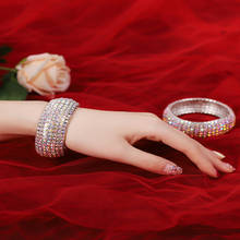 Belly dance bracelet new color diamond shiny dance performance bracelet bracelet female elastic costume accessories 2024 - buy cheap