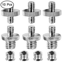 Promotion! 1/4 inch & 3/8 inch Camera Screw Adapter Converter Threaded Mount Set for Tripod Monopod Ballhead Camera Cage 2024 - buy cheap