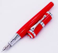 Fuliwen 2051 Metal Fountain Pen, Fresh Fashion Style Fine Nib 0.5mm Beautiful Red for Office Home School, Men and Women 2024 - buy cheap