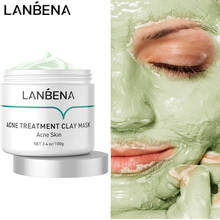 LANBENA-tratamiento para el acné, mascarilla de limpieza, elimina el barro, Control del aceite, reduce los poros, elimina los granos, espinillas, hidratante, cuidado de la piel 2024 - compra barato