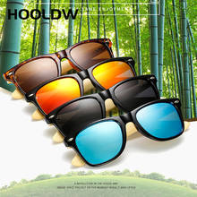 HOOLDW Natural Wooden Sunglasses Men Women Classic Bamboo Sun Glasses Original Wood Glasses Travel Oculos de sol masculino 2024 - buy cheap