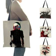 Personalized Tokyo Ghoul Print  Women Handbags Halloween Horror Series School Shoulder Book Bags Shopper Bags Large Capacity 2024 - buy cheap