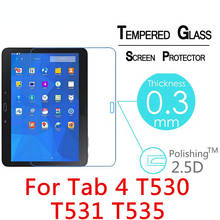 9H Premium Tempered Glass For Samsung Galaxy Tab 4 10.1 T530 T535 T531 10. inch Screen Protector Film Glass for SM-T530 SM-T535 2024 - buy cheap