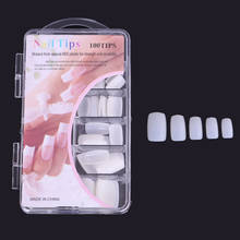 Unhas falsas com estojo para manicures, esmalte em gel artificial de prática de esmalte, dicas falsas para salão de beleza, arte de unhas diy, sswell, 100 2024 - compre barato