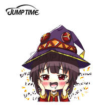 Adesivo de 13x9cm para carro chibi megumin peeker adesivo bonito de carro grafite decalque fino para prancha de surfe à prova de arranhões decoração de laptop 2024 - compre barato