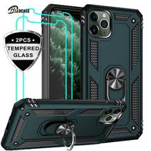For iPhone 5 5S SE 12 11 Pro XS Max XR X 7 8 6 6s Plus Luxury Armor Shockproof Full Cover Car Magnetic Ring Bumper Phone Case 2024 - buy cheap