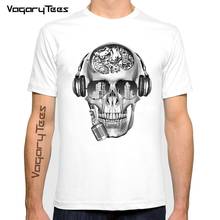 Vagarytees-Camiseta de calavera punk de ciudad para hombre, Camiseta de verano de Horror, con cuello redondo de manga corta Camiseta de calidad, camisetas de Hip-Hop 2024 - compra barato
