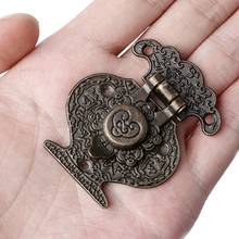 Antique Bronze Hasp Latch Jewelry Wooden Box Mini Cabinet Buckle Lock Decorative 2024 - buy cheap