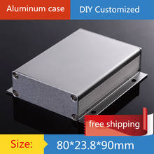 Carcasa de aluminio para amplificador de Audio, caja de 80x23,8x90mm para decodificador de Audio de componentes electrónicos, caja de bricolaje 2024 - compra barato