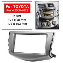 Car Radio Fascia Stereo Panel Plate For TOYOTA RAV 4 2006 2007 2008 2009 2010 2011 2012  DVD Refitting Frame Dash Kit 2024 - buy cheap