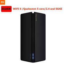 Xiaomi-roteador ax1800, wi-fi, 6 gb, 2.4 ghz, 5ghz, 5 núcleos, banda dupla, ofdma, 2 antenas de alto ganho, roteador mi amplo, ax18005g 2024 - compre barato