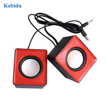 KEBIDU-minialtavoz estéreo para ordenador de escritorio, dispositivo de música con conector Jack de 2,0mm, portátil, USB 3,5 2024 - compra barato