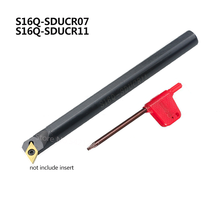 Herramienta de torno CNC de S16Q-SDUCR07, soporte de herramientas de torneado interno, cortador, barra de perforación, S16Q-SDUCR11, 1 unidad 2024 - compra barato