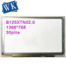 Free shipping B125XTN02.0 LP125WH2-TPB1 HB125WX1-201 for Dell E7240 E7250 LCD Screen EDP 768 30 pin Left+right 3 screw holes 2024 - buy cheap