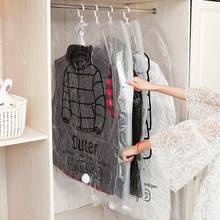 1PC Hanging Clothing Compression Bag Storage Bag Transparent Large Thickened Down Clothing Suction Vacuum Bag 2024 - buy cheap
