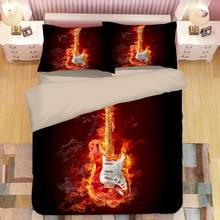 3D Rock guitar Print Bedding Set Duvet Covers Pillowcases One Piece Comforter Bedding Sets Bedclothes Bed Linen 01 2024 - buy cheap