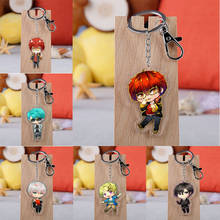 Anime Mystic Messenger Keychain Cartoon Figure Yoosung Jumin Unknown Zen Acrylic Pendant Keyring 2024 - buy cheap