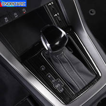 Car Styling Center Console Gearshift Decorative Panel Sticker For Audi Q3 2019 LHD Stainless Steel Interior Accessories 2024 - buy cheap