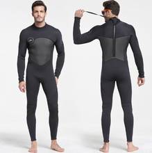 SBRAT 5 milímetros dos homens Preto/Cinza Macacão Wetsuits Fullsuit Neoprene Wetsuit para Mergulho Surf Terno Molhado Dos Homens em 5 milímetro 2024 - compre barato