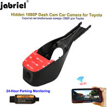 Jabriel 1080P Hidden WIFi dash camera Car Camera car dvr 24H Video recorder for toyota corolla rav4 avensis t25 yaris chr auris 2024 - compre barato