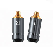 Audiocrast-conector Pin para auriculares, enchufe chapado en oro para MMCX UE900 SE535 SE215 W10 W20 W30, Envío Gratis, 1 par 2024 - compra barato