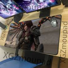 XGZ большой игровой коврик для мыши черный замок край Катарина сексуальная девушка пользовательский компьютерный стол коврик резиновый нескользящий для Csgo Dota Gamer Xxl 2024 - купить недорого