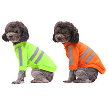 Chaqueta reflectante de lana para perro, abrigo para perros pequeños y grandes, chaleco de invierno, chaqueta cálida de lana para mascotas 2024 - compra barato