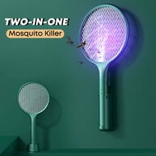 UV LED Mosquito Killer Lamp 3500V Electric Bug Zapper Insect Killer USB Rechargeable 3 IN1 Fly Swatter Trap Anti Mosquito Flies 2024 - buy cheap