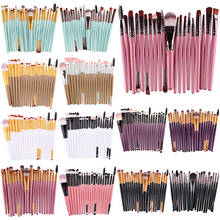 Makeup Brushes Set 20pcs/lot Eyeshadow Blending Eyeliner Eyelash Eyebrow Foundation Make up Brushes Professional Eyeshadow Brush 2024 - buy cheap