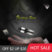 Juego de juguetes para trucos de magia, anillo flotante creativo, accesorios mágicos de calle para broma, anillo de póker, 1Set 2024 - compra barato