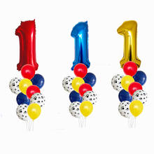 10pcs/lot Paws Dog Party Balloons Latex Balloons Baby Shower Gift Number 1-9 Years Old Birthday Party Decorations Kids Toys Ball 2024 - buy cheap