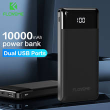 FLOVEME-batería externa portátil de 10000mAh, Powerbank LED Digital, Mini batería externa, doble USB, para iPhone 11, Xiaomi 2024 - compra barato