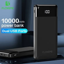 FLOVEME 10000mAh Power Bank LED Digital Portable Charger Mini External Battery Dual USB Powerbank for iPhone 11 Xiaomi PoverBank 2024 - buy cheap