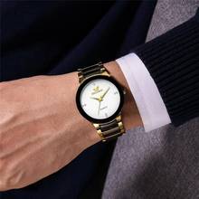 Мужские часы 2020 Reloj Hombre Relogio Masculino, кварцевые наручные часы из нержавеющей стали, мужские спортивные часы, часы Geneva 2024 - купить недорого