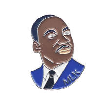 Martin Luther King Hard Enamel Pins Collect Funny Anime Figure Metal Cartoon Brooch Backpack Collar Lapel Badges Fashion Jewelry 2024 - buy cheap