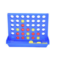 Connect 4 In A Line Board Game Children's Educational Toys Foldable Kids Children Line Up Row Board Puzzle Toys 2024 - buy cheap