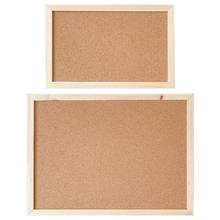 Cork Wood Wall Hanging Message Bulletin Board Frame Notice Note Memo Board Shop 2024 - buy cheap