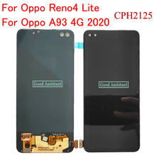 Supor-pantalla LCD Original Amoled de 6,4 pulgadas, montaje de digitalizador con Panel táctil, para Oppo Reno4 Lite / A93 2020 4G CPH2125 2024 - compra barato