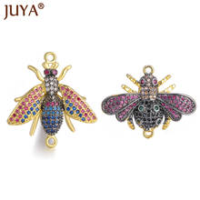 DIY Handicraft Gold Bee Butterfly Insect Connectors Accessories Supplies For Women Charms Bracelet Necklace Making Components 2024 - buy cheap