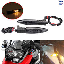 Fumaça lente frente sinal de volta indicador led para bmw c 600 sport f 650 700 800 gs aventura hp2 esporte k 1200 r esporte 2024 - compre barato